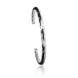 Gold Bracelets For Men Rope twisted bracelet white gold with facets
