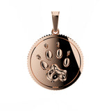 DOG, CAT, PET JEWELRY PENDANT MADE OF ROSE GOLD CUSTOM MADE BY KINGS