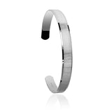 Men's White Gold Bracelet 18 karat special Textured Cuff Bracelet
