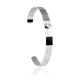 Bracelet For Men Gold Kings 18 Karat 6mm Facets White Gold Cuff Bracelet