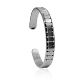 Gold Bracelet Men's 18 karat White Gold Cuff Bracelet