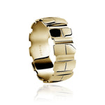The Knight™ Men's Ring 18 karat High Polish Yellow Gold Ring with Comfort Fit